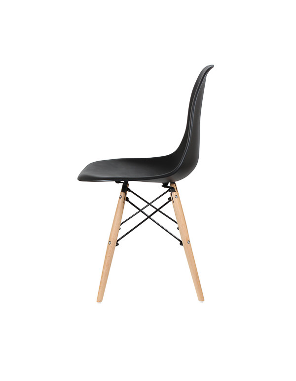 Стул обеденный EAMES DSW WX-503, пластик черный